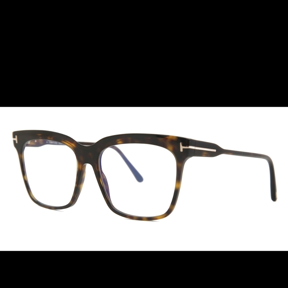 TOM FORD tortoise Shell Square Glasses - image 2
